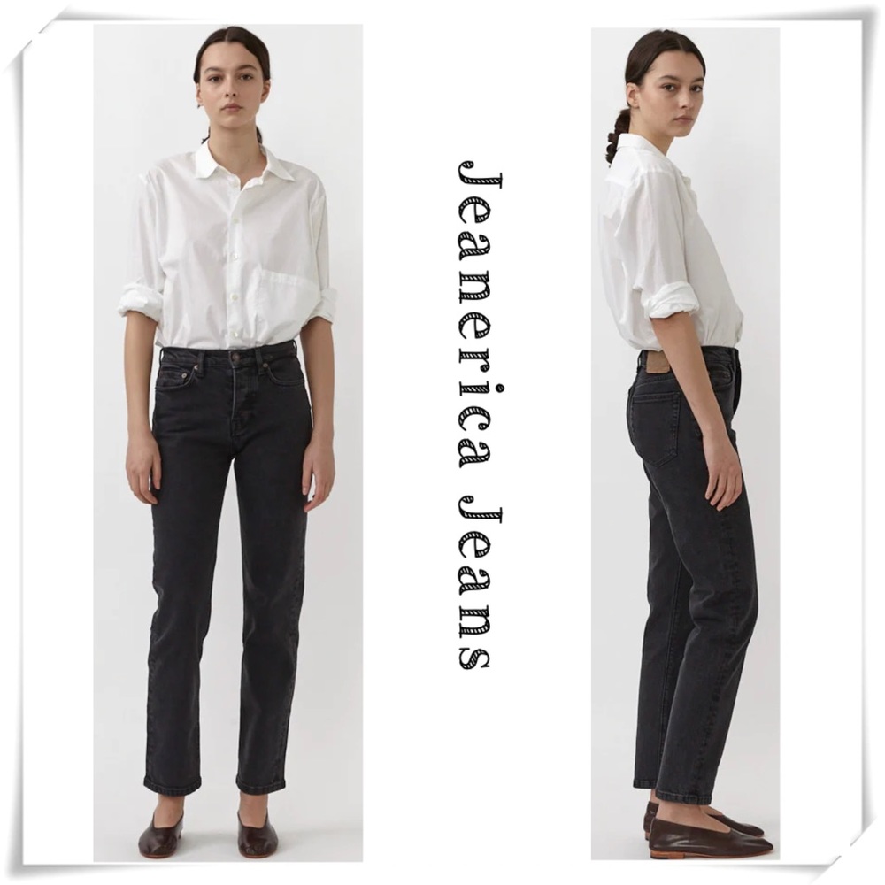 Jeanerica Jeans & Co Classic Mid-Rise Jeans RW003 in Used Black Size 28